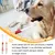 2 brosses à dents chien chat – Hygiène buccale – Rouge/jaune 2 brosses à dents chien chat – Hygiène buccale – Rouge/jaune