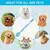 Brosse à dents double tête pour chiens et chats,bleu Brosse à dents double tête pour chiens et chats,bleu