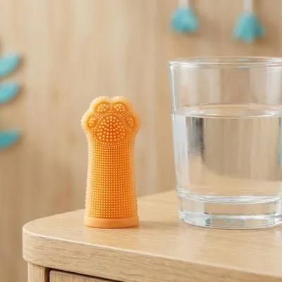 HausPets cepillos de dedo de silicona para perros y gatos