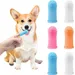6 brosses à dents chien – 4 couleurs – Silicone souple 360°