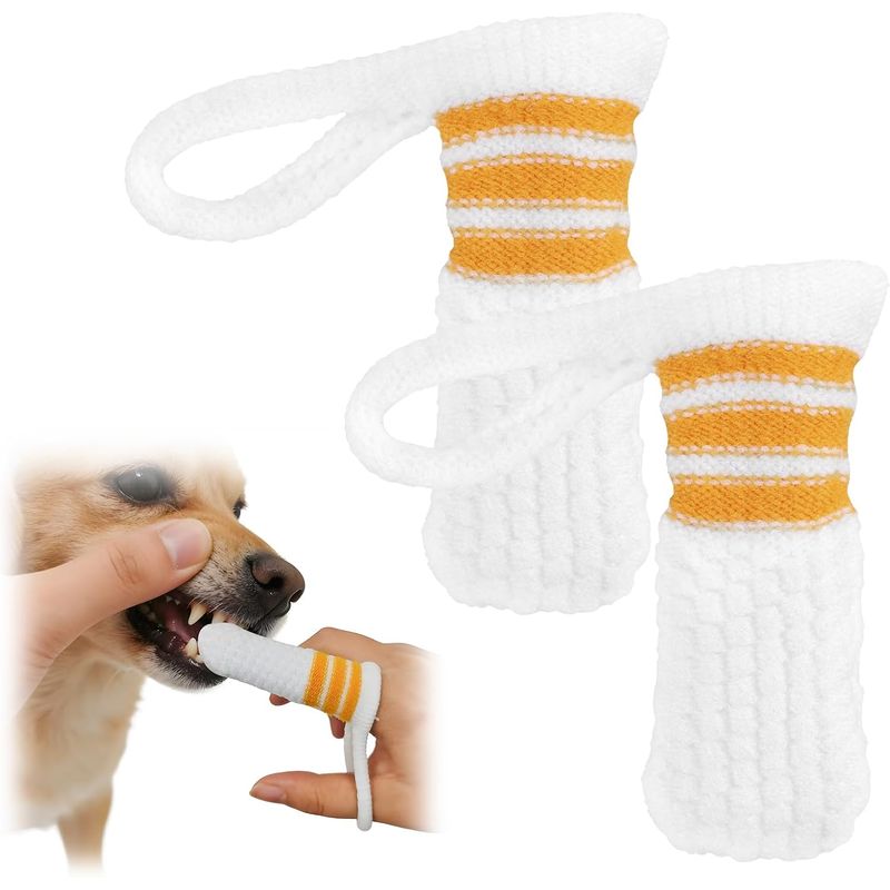 Lot de brosses à dents pour chien et chat