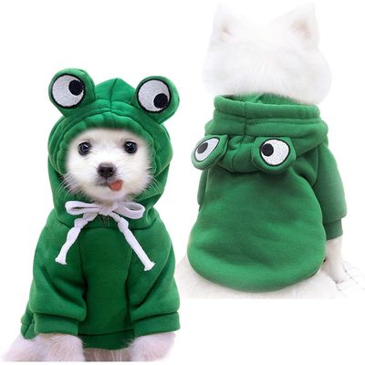 HausPets pull chien L coton doux forme fruit coeur grenouille