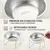 Erhöhter Edelstahl-Katzennapf – 15° geneigt – 2 Stück