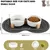 400-ml-Hundenapf-Set – 2 Keramiknäpfe + Bambusständer