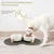 HausPets Comedero perro 2 cuencos cerámica 400 ml – Blanco HausPets Comedero perro 2 cuencos cerámica 400 ml – Blanco
