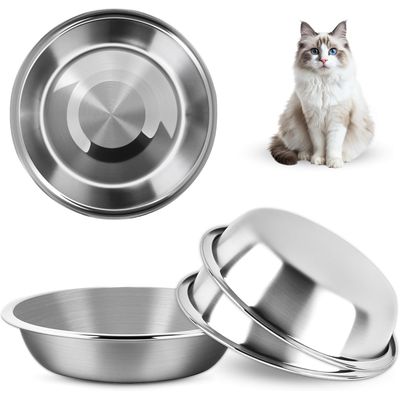 elzle Gamelle Chiens Chats Inoxydable, Passe Lave-Vaisselle, Empilable