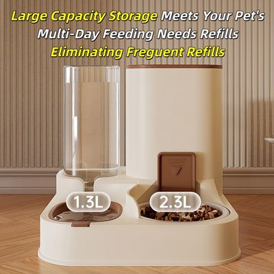 Nourriture auto 2 en 1 distributeur voyage eau chien chat 27cm