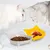 Lot 3 gamelles chat antidérapantes – Gris/blanc/jaune