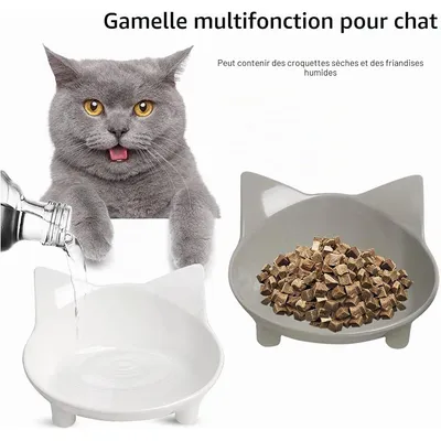 HausPets Lote 3 comederos gato antideslizantes – Gris/blanco/amarillo HausPets Lote 3 comederos gato antideslizantes – Gris/blanco/amarillo