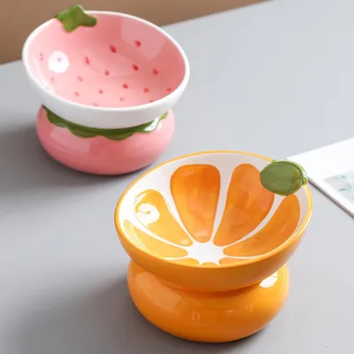 HausPets Comedero gato cerámica inclinado 15° – Naranja HausPets Comedero gato cerámica inclinado 15° – Naranja