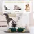 Gamelle Surélevée Support, 400ML Gamelle Tapis Design Double Bols, Idéal Gamelle Surélevée Support, 400ML Gamelle Tapis Design Double Bols, Idéal