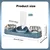 3-in-1 Katzennapf-Set – Doppelnapf + 500-ml-Flasche