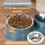 3-in-1 Katzennapf-Set – Doppelnapf + 500-ml-Flasche