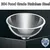 Gamelle Surélevé Inoxydable, 400ml x2 Bol Double d'alimentation, sans Chien Gamelle Surélevé Inoxydable, 400ml x2 Bol Double d'alimentation, sans Chien