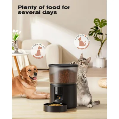 Distributeur croquettes chat auto 5G 2 4G WiFi 3L 10 repas jour Distributeur croquettes chat auto 5G 2 4G WiFi 3L 10 repas jour