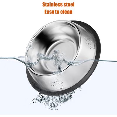 Gamelle chat 4 pièces inox + jouet – Bol eau et nourriture