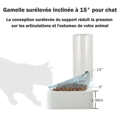 Marchul Gamelles Tapis, Bol Surélevé, Bouteille Anti-vomissement Inclinable Marchul Gamelles Tapis, Bol Surélevé, Bouteille Anti-vomissement Inclinable