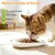 HausPets Comedero cerámica gato antivuelco – Blanco