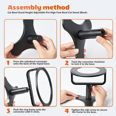 Gamelle chat surélevée – Support 15° – 3 hauteurs (10-17cm) Gamelle chat surélevée – Support 15° – 3 hauteurs (10-17cm)