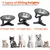 HausPets Comedero gato elevado 15° 3 alturas – Negro HausPets Comedero gato elevado 15° 3 alturas – Negro
