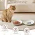 HausPets Set 3 comederos cerámica gato antideslizantes