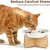 Gamelle Glouton Céramique Surélevée Bambou Support, Vomissements Sec Gamelle Glouton Céramique Surélevée Bambou Support, Vomissements Sec