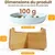 HausPets Comedero de cerámica elevado con soporte de bambú, vómitos secos HausPets Comedero de cerámica elevado con soporte de bambú, vómitos secos