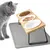 Gamelle Petits Chiens Surélevée, 3 Bols Ceramique Support 15° mit Gamelle Petits Chiens Surélevée, 3 Bols Ceramique Support 15° mit