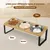 Lot de 3 gamelles surélevées en acier inoxydable avec support incliné à 15° Lot de 3 gamelles surélevées en acier inoxydable avec support incliné à 15°