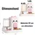 HausPets Distributeur Croquettes Eau Chat Chien Gravité 1.8L+0.8L Gris HausPets Distributeur Croquettes Eau Chat Chien Gravité 1.8L+0.8L Gris