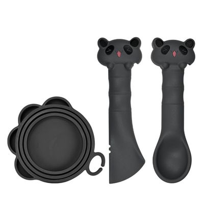 HausPets Tierfutterdose mit Löffel und Deckel