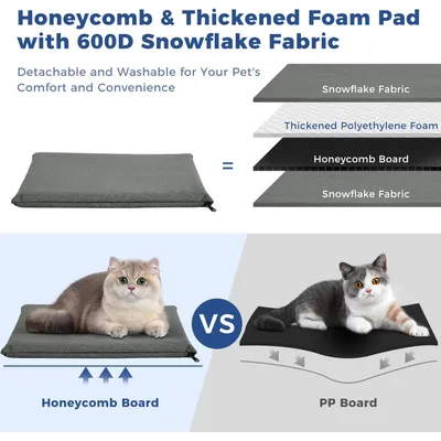 HausPets Sac à Dos de Transport Grande Taille pour Chats et Chiens