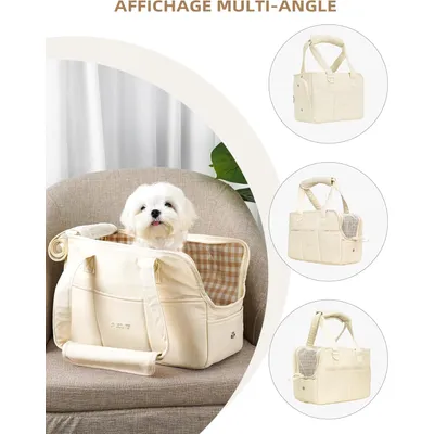 HausPets Sac de Transport Pliable et Respirant pour Chat et Chien HausPets Sac de Transport Pliable et Respirant pour Chat et Chien