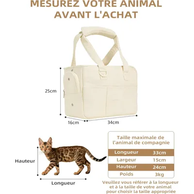 HausPets Sac de Transport Pliable et Respirant pour Chat et Chien HausPets Sac de Transport Pliable et Respirant pour Chat et Chien