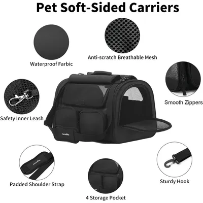 HausPets Sac Transport Chien Chat Approuvé en Cabine HausPets Sac Transport Chien Chat Approuvé en Cabine