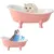 HausPets 2er Set Keramik Badewannenbett pink Kleintier HausPets 2er Set Keramik Badewannenbett pink Kleintier
