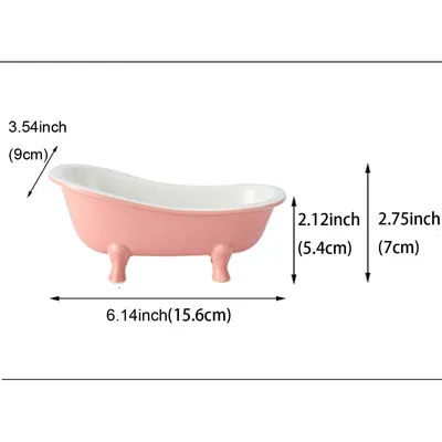 HausPets 2er Set Keramik Badewannenbett pink Kleintier HausPets 2er Set Keramik Badewannenbett pink Kleintier