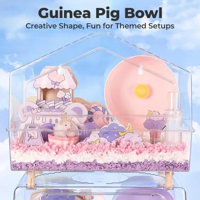 HausPets Keramik Hamster Schale Bonbonform pink klein HausPets Keramik Hamster Schale Bonbonform pink klein