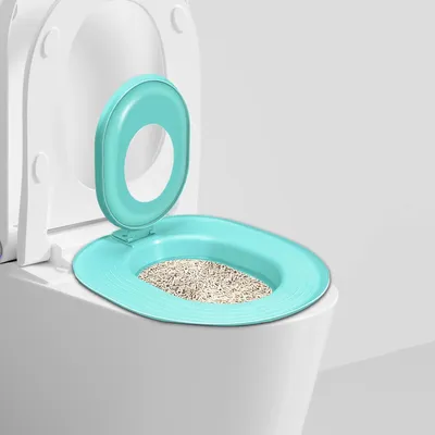 Katzen-Toiletten-Training - Antirutsch-Sitz für drinnen