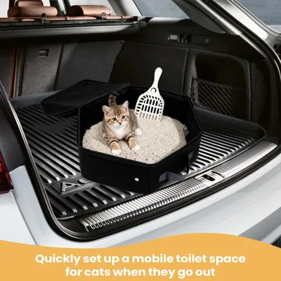 Katzentransportkorb - wasserdicht, mit Tragegriff, tragbar