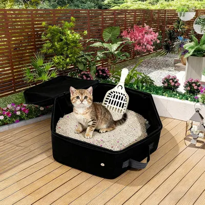 Katzentransportkorb - wasserdicht, mit Tragegriff, tragbar
