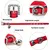 Weiches Lederhalsband mit Glocke 17-22 cm - hellblau