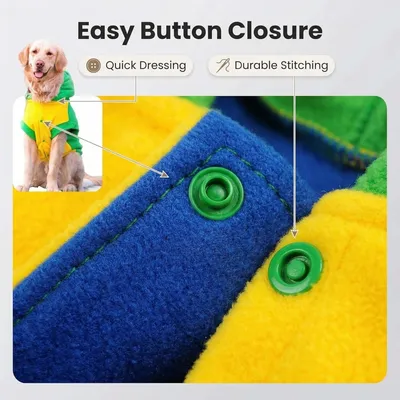 HausPets Dinosaurier Kostüm Hund Fleece 6XL Halloween