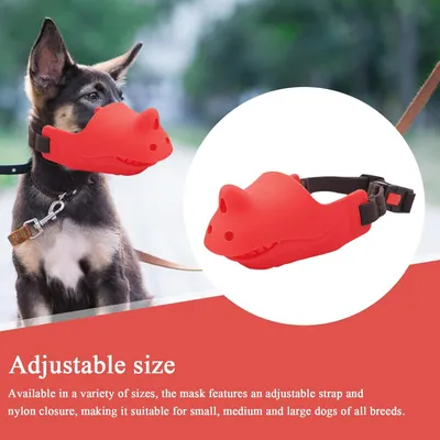 Muselière grand chien anti-aboiement - Réglable anti-mastication Muselière grand chien anti-aboiement - Réglable anti-mastication