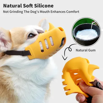 Muselière silicone douce - Toutes tailles, boit Muselière silicone douce - Toutes tailles, boit