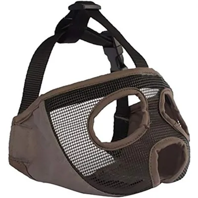Mesh-Maulkorb 28-43 cm - für Bulldogge, Anti-Beißen M
