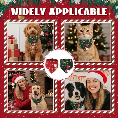 HausPets 2er Set Weihnachtshalsbänder Hunde Katzen Rot Grün HausPets 2er Set Weihnachtshalsbänder Hunde Katzen Rot Grün