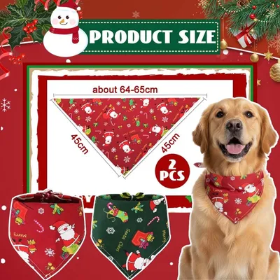 HausPets 2er Set Weihnachtshalsbänder Hunde Katzen Rot Grün HausPets 2er Set Weihnachtshalsbänder Hunde Katzen Rot Grün