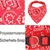 HausPets Verstellbares Hund-Katzen-Bandana Rot M HausPets Verstellbares Hund-Katzen-Bandana Rot M