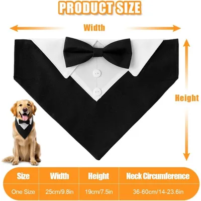 HausPets Hund Fliege - Formal, Verstellbar, D-Ring HausPets Hund Fliege - Formal, Verstellbar, D-Ring